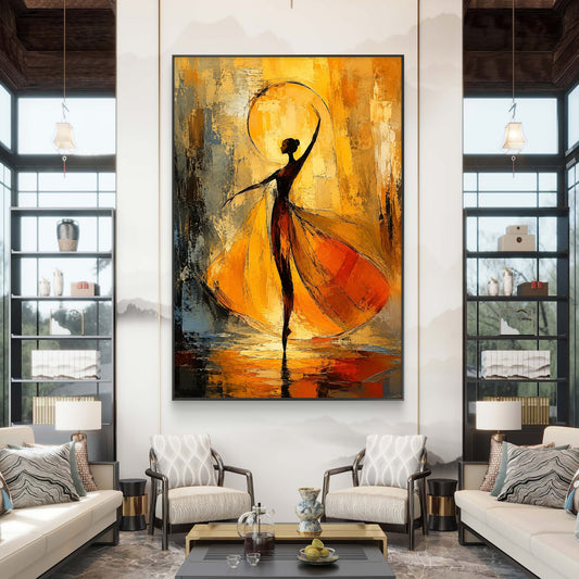 Modern Interiors Portrait Premium Canvas Painting - Canvas Wall Art | Decor By Neon
