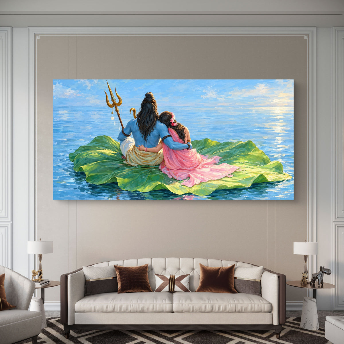 Lord Shiva Premium Canvas Painting - Buy Online | Decor By Neon