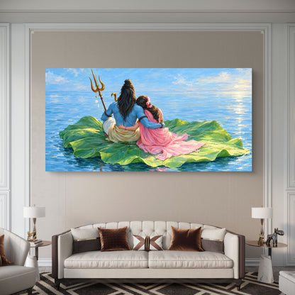 Lord Shiva Premium Canvas Painting