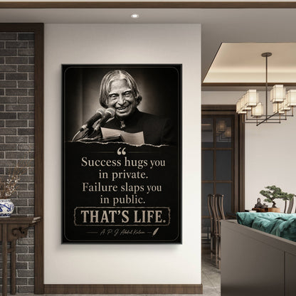 APJ Abdul Kalam Premium Canvas Painting
