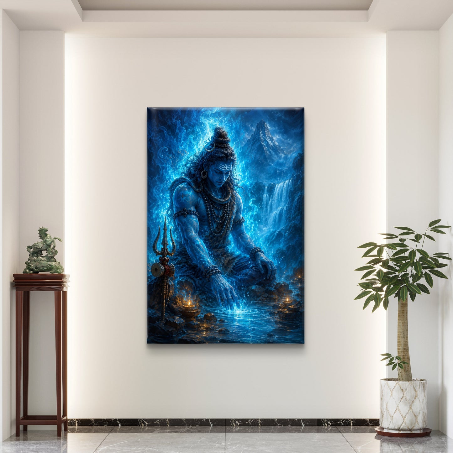 Lord Shiva Premium Canvas Painting - Buy Online | Decor By Neon