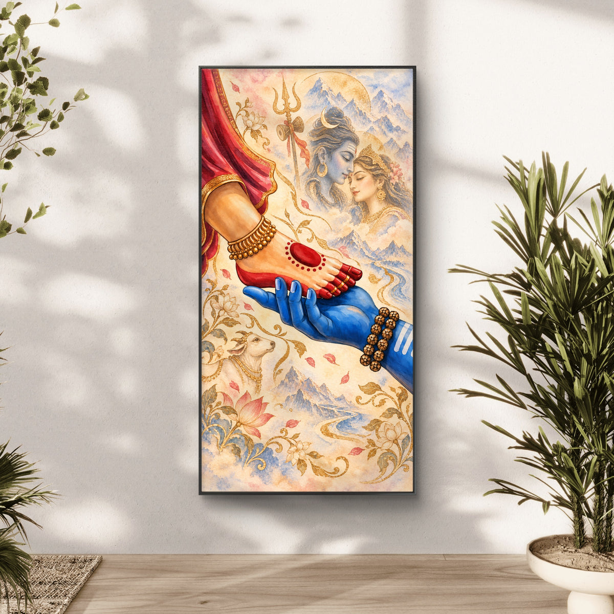 Lord Shiva Premium Canvas Painting - Buy Online | Decor By Neon