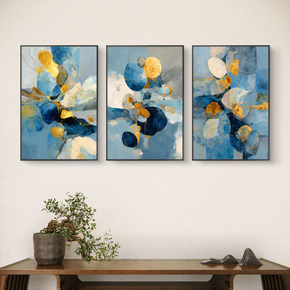 Set of 3 Abstract Art Premium Canvas Painting