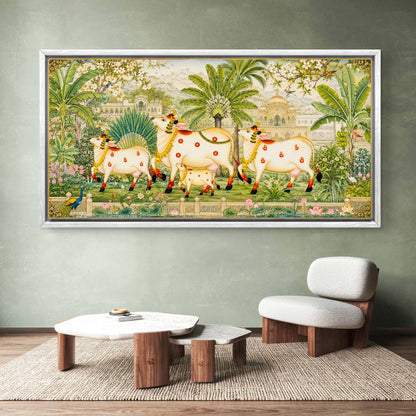 Traditional Pichwai Shrinathji Premium Canvas Painting