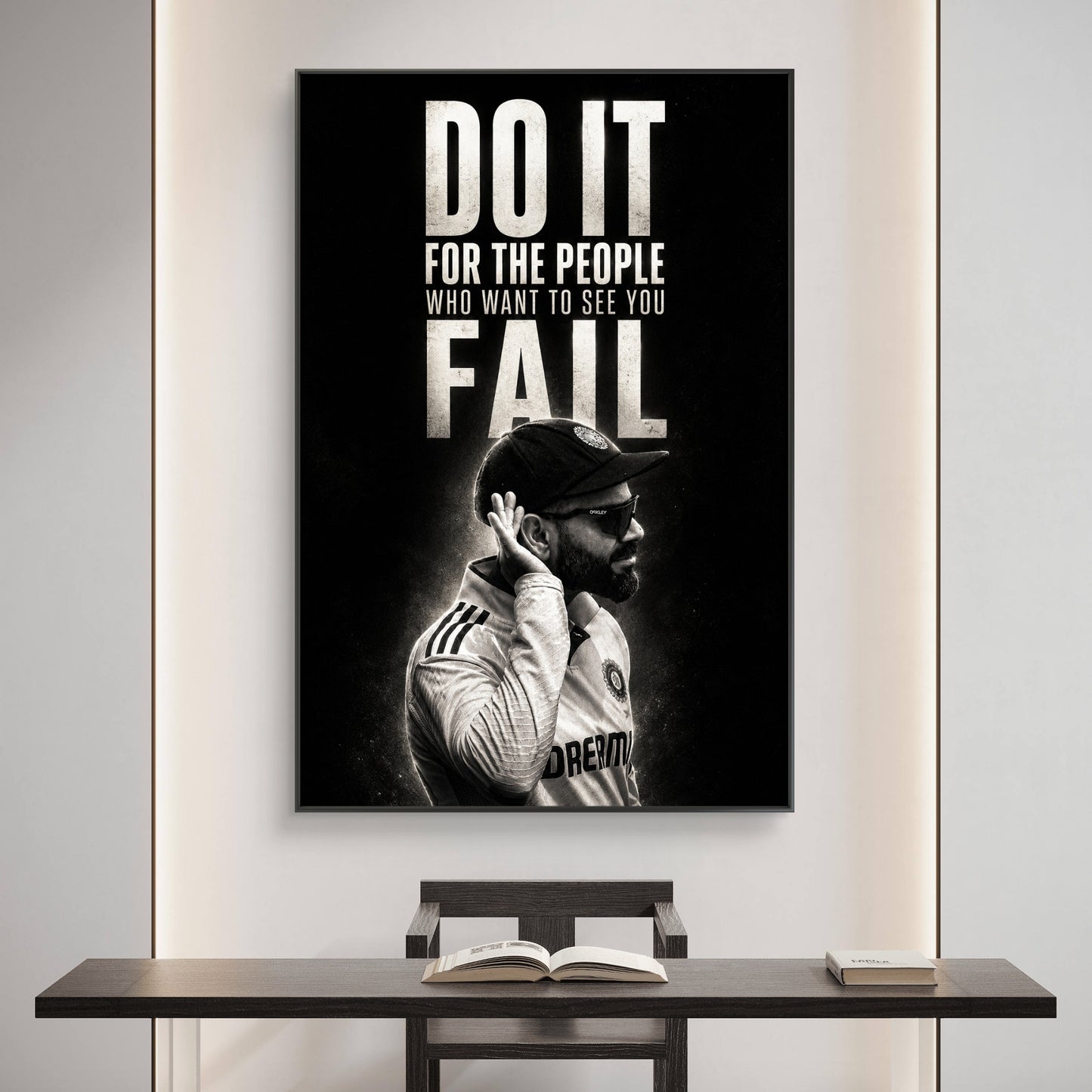 Virat Kohli  Premium Canvas Painting - Buy Online | Decor By Neon
