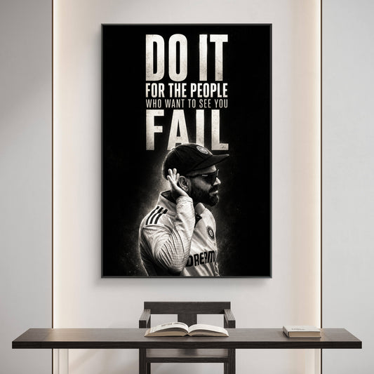 Virat Kohli  Premium Canvas Painting - Canvas Wall Art | Decor By Neon