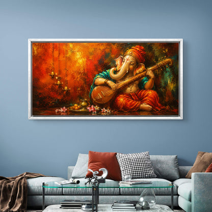 Lord Ganesha Premium Canvas Painting