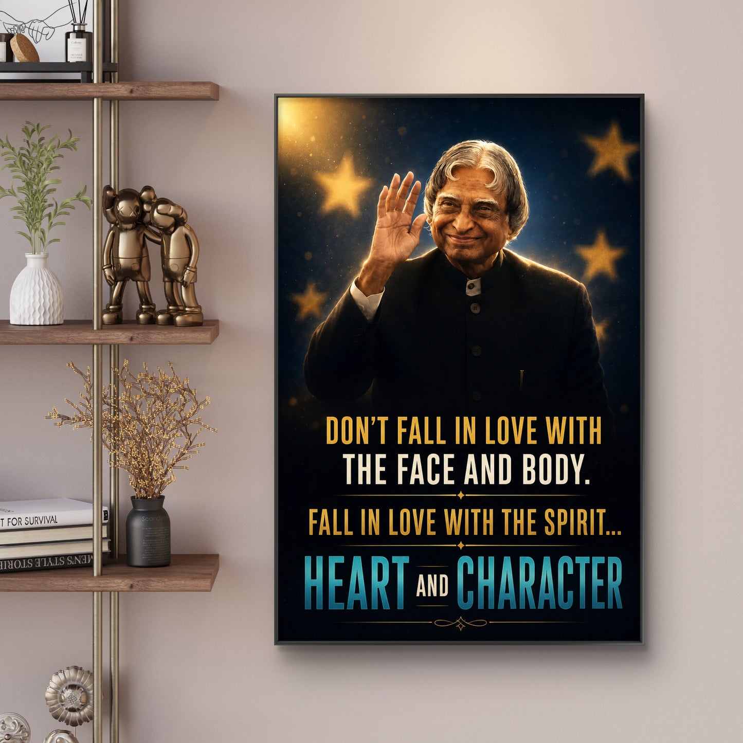 APJ Abdul Kalam Premium Canvas Painting - Buy Online | Decor By Neon