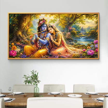 Radha Krishna Premium Canvas Painting