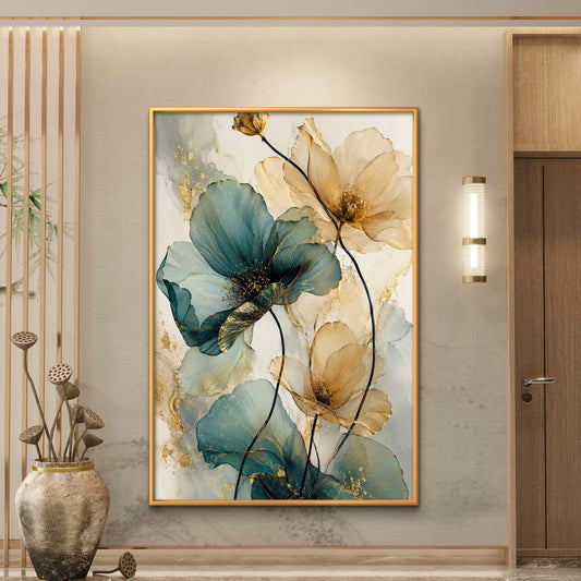 Botanical Luxury Premium Canvas Painting - Premium Wall Art | Decor By Neon
