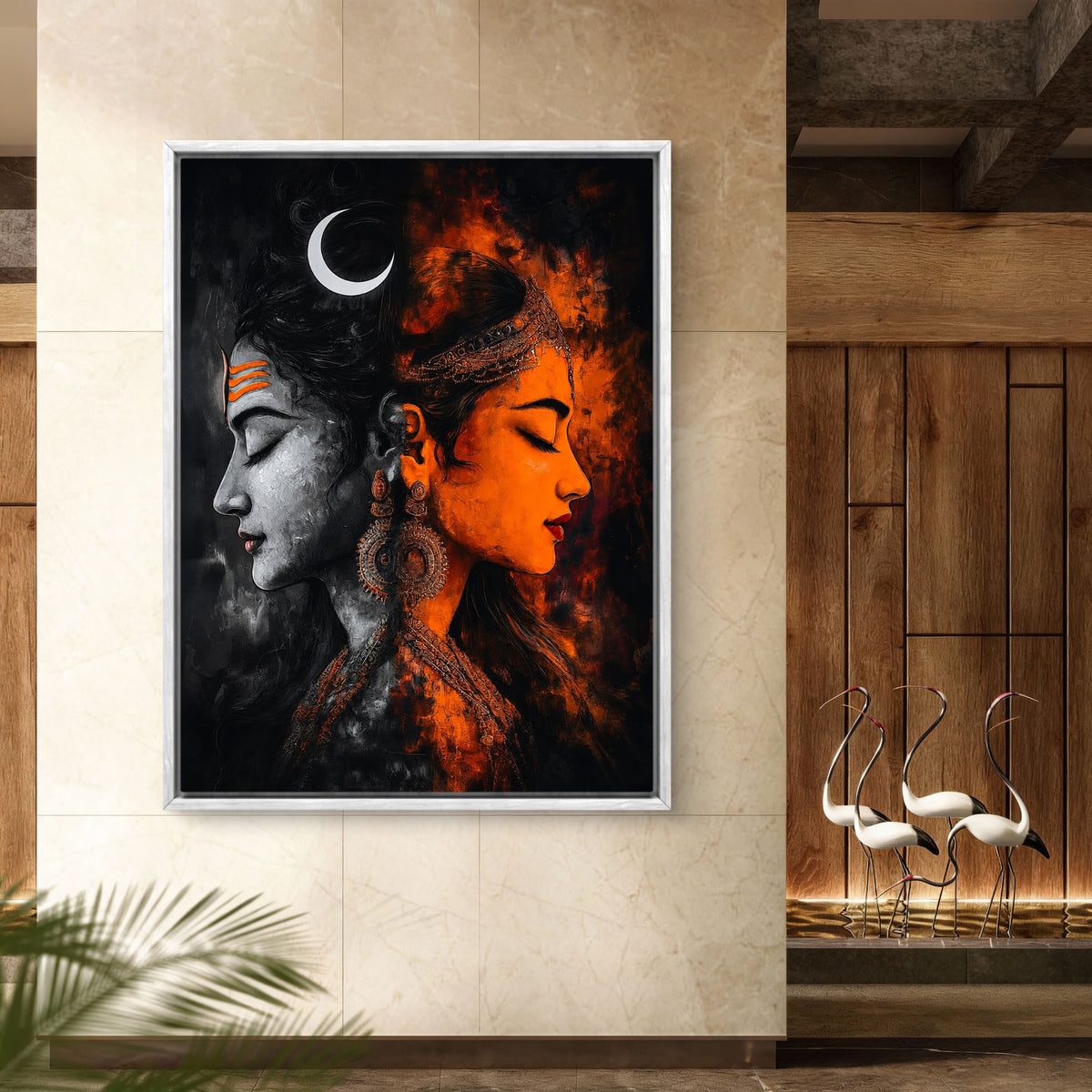Lord Shiva Premium Canvas Painting - Buy Online | Decor By Neon