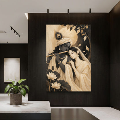 Radha Krishna Premium Canvas Painting