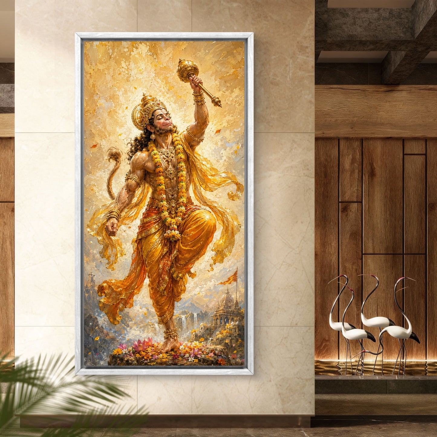 Lord Hanuman Premium Canvas Painting - Buy Online | Decor By Neon