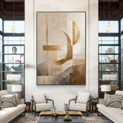 Luxury Neutral Premium Canvas Painting