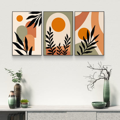Set of 3 Abstract Art Premium Canvas Painting