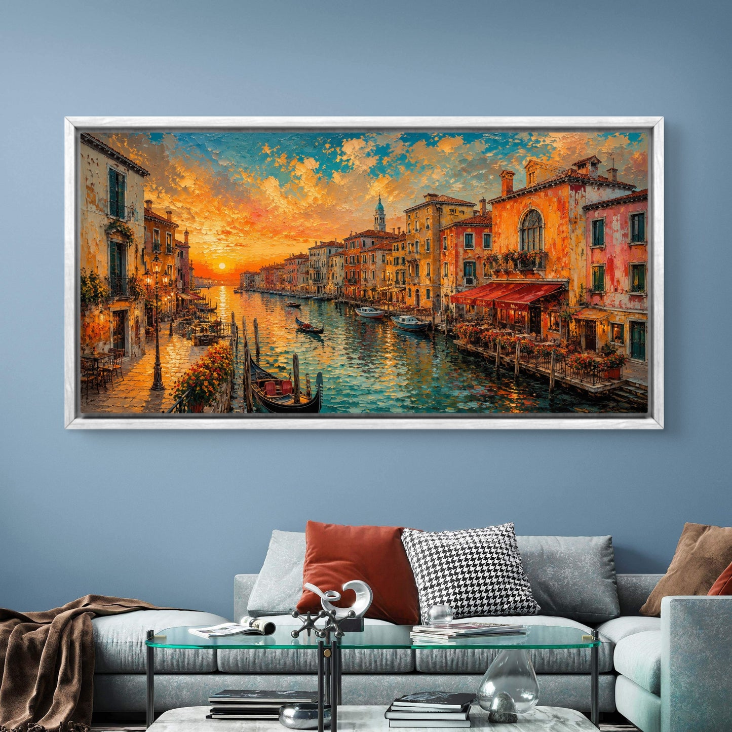 European Landscape Premium Canvas Painting - Buy Online | Decor By Neon