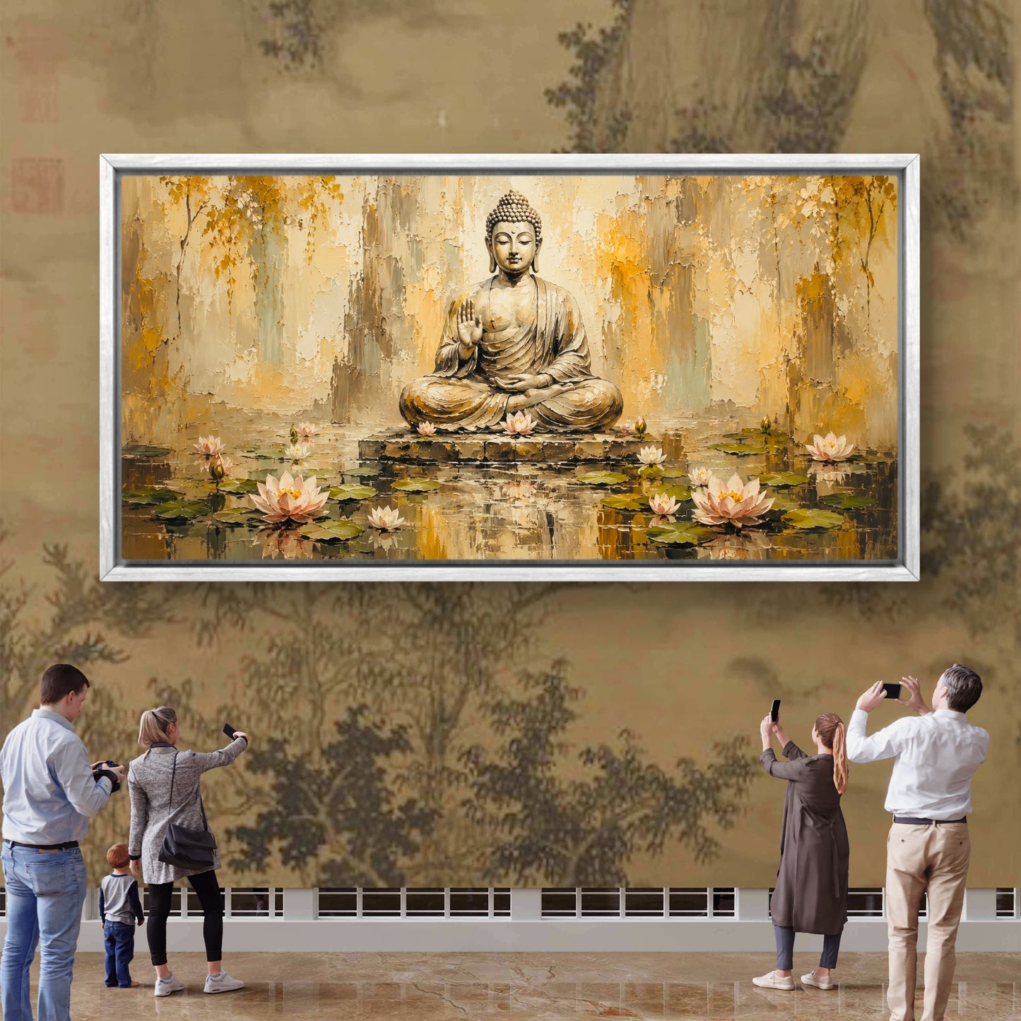 Lord Buddha Premium Canvas Painting - Buy Online | Decor By Neon