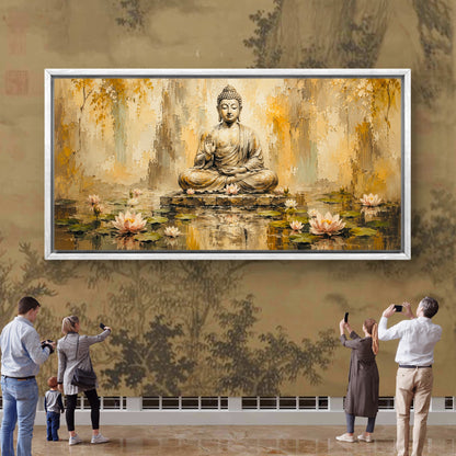 Lord Buddha Premium Canvas Painting