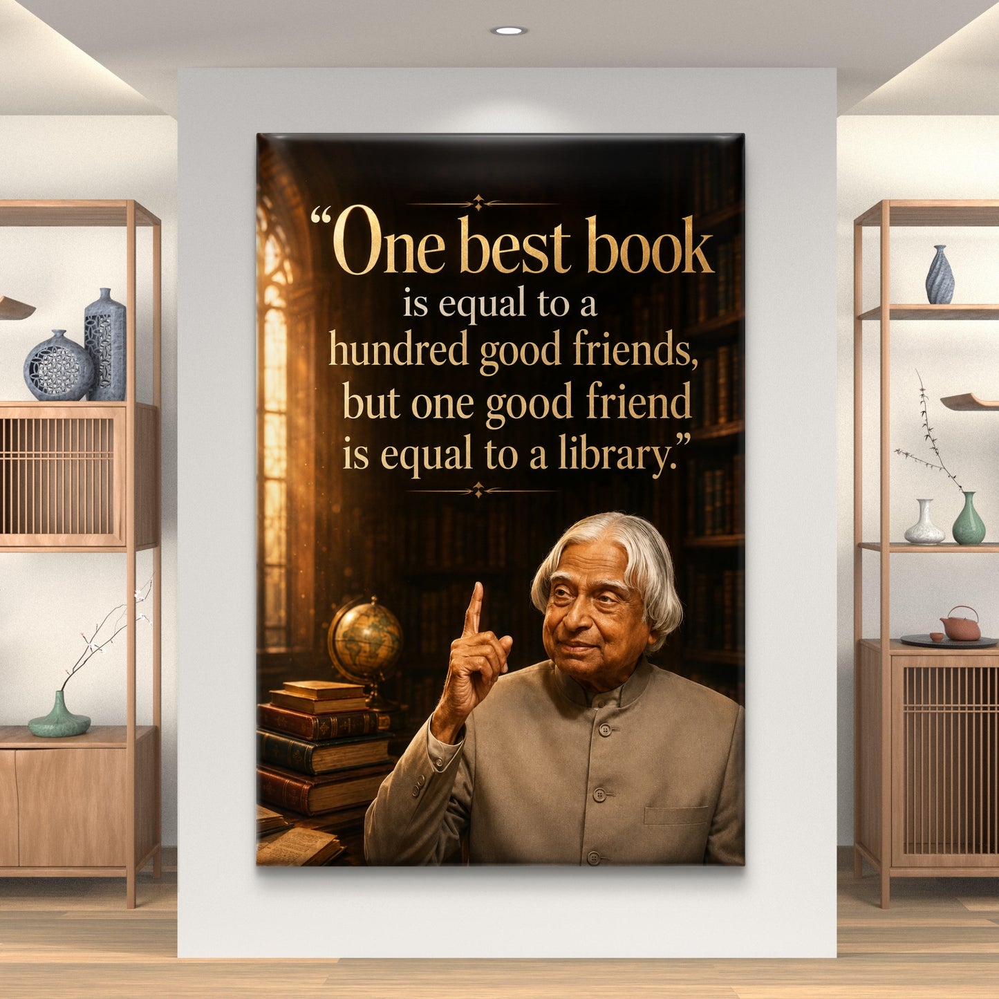 APJ Abdul Kalam Premium Canvas Painting - Buy Online | Decor By Neon