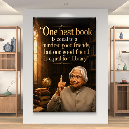 APJ Abdul Kalam Premium Canvas Painting
