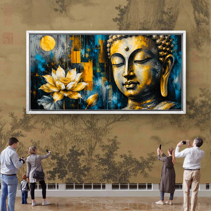Lord Buddha Premium Canvas Painting