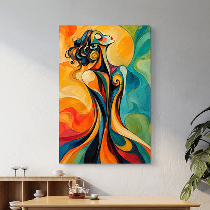 Modern Interiors Portrait Premium Canvas Painting