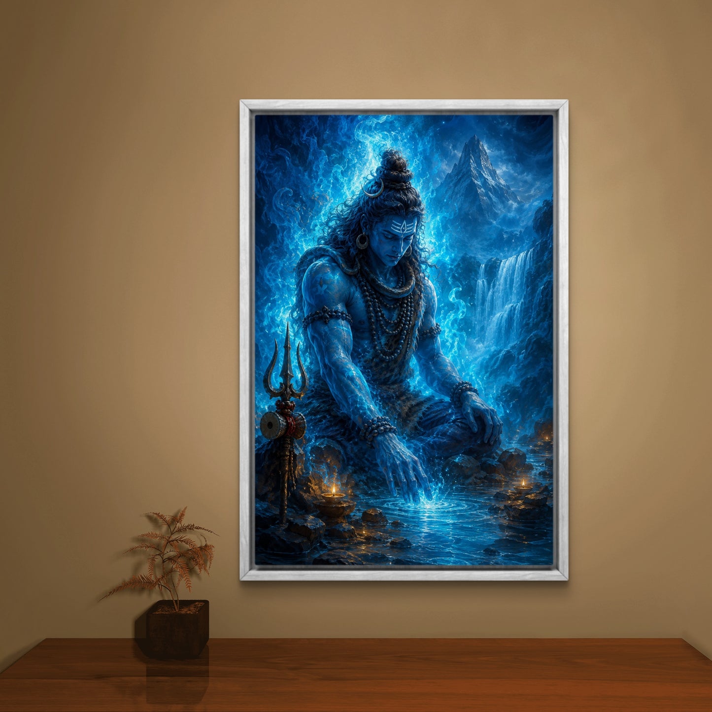 Lord Shiva Premium Canvas Painting - Buy Online | Decor By Neon