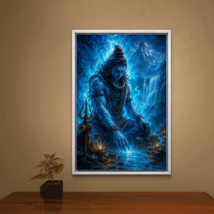 Lord Shiva Premium Canvas Painting