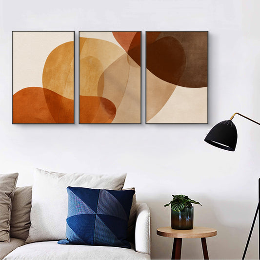 Set of 3 Abstract Art Premium Canvas Painting - Canvas Wall Art | Decor By Neon