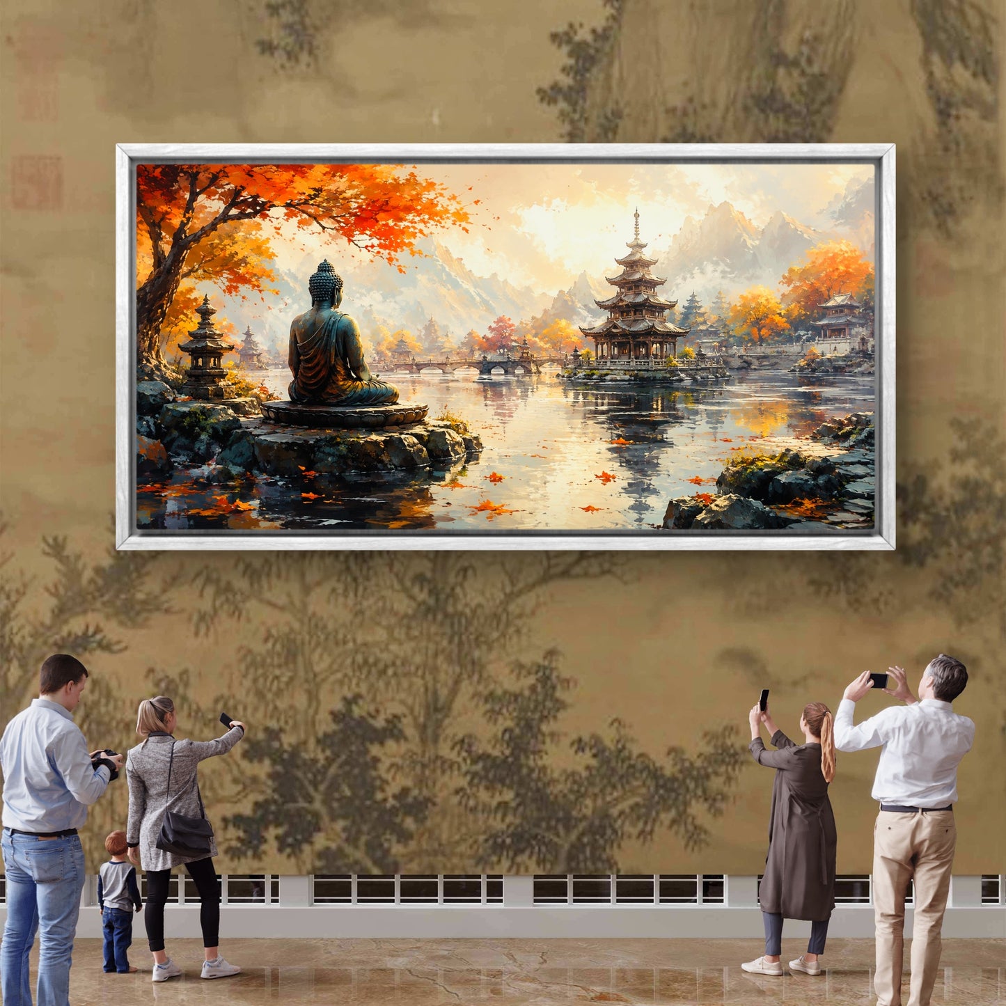 Lord Buddha Premium Canvas Painting - Buy Online | Decor By Neon