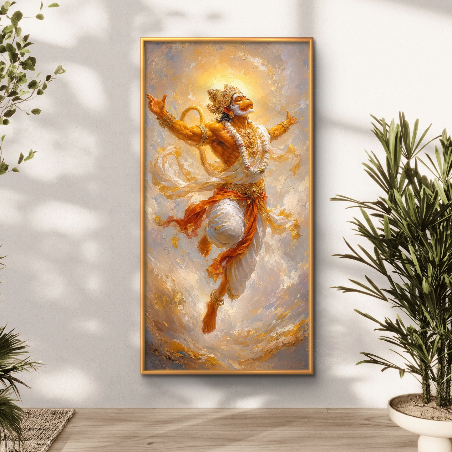 Lord Hanuman Premium Canvas Painting - Buy Online | Decor By Neon