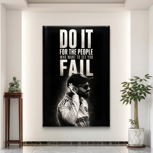 Virat Kohli  Premium Canvas Painting - Premium Wall Art | Decor By Neon