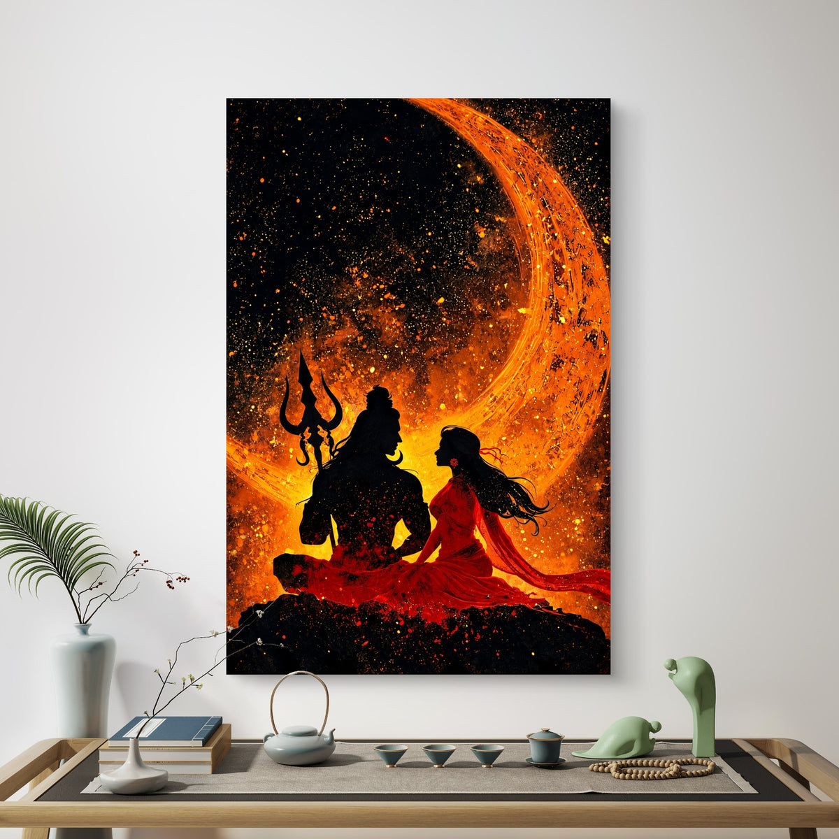Lord Shiva Premium Canvas Painting - Buy Online | Decor By Neon