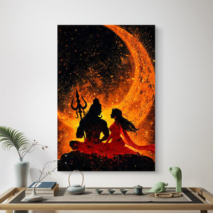 Lord Shiva Premium Canvas Painting