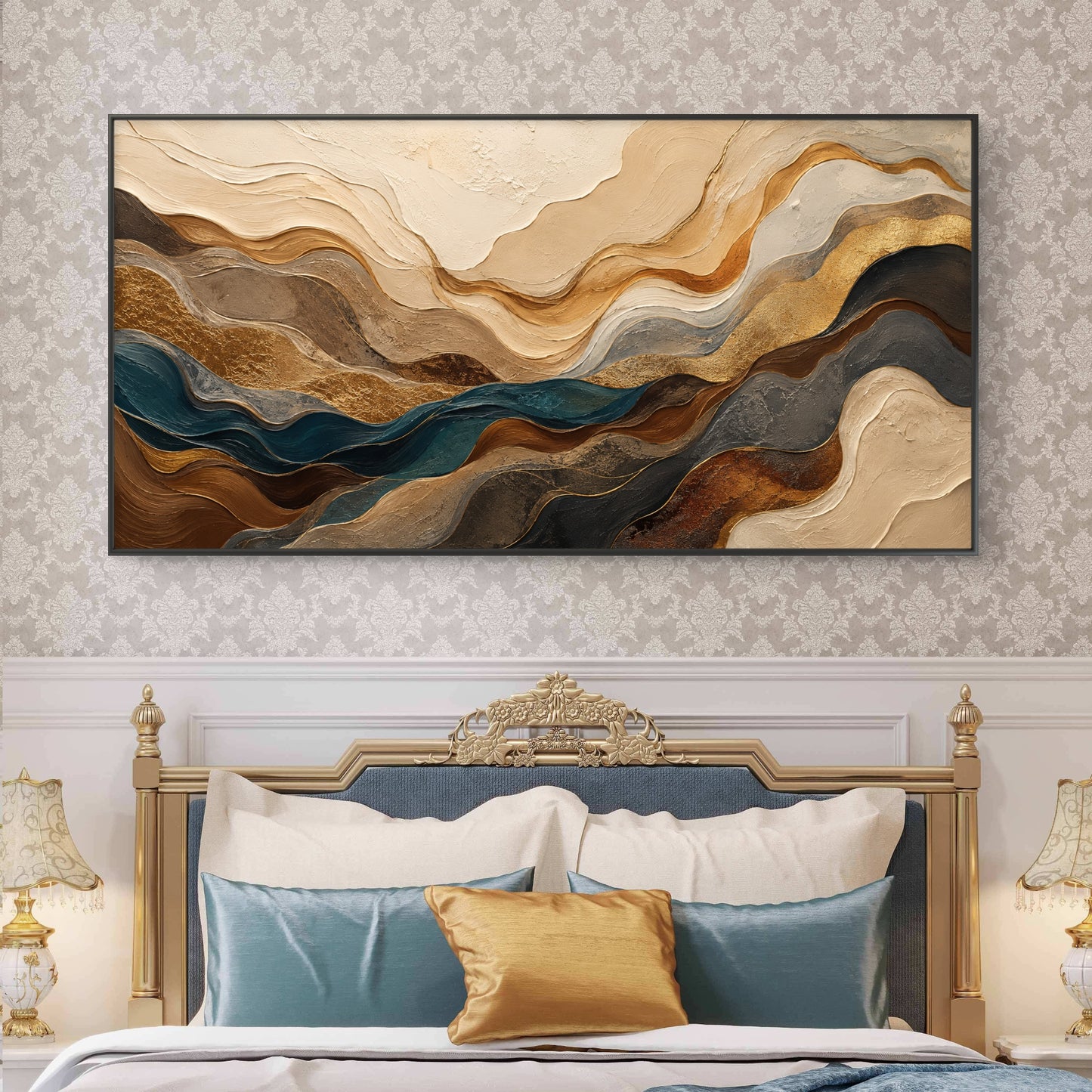 Luxury Neutral Premium Canvas Painting - Buy Online | Decor By Neon
