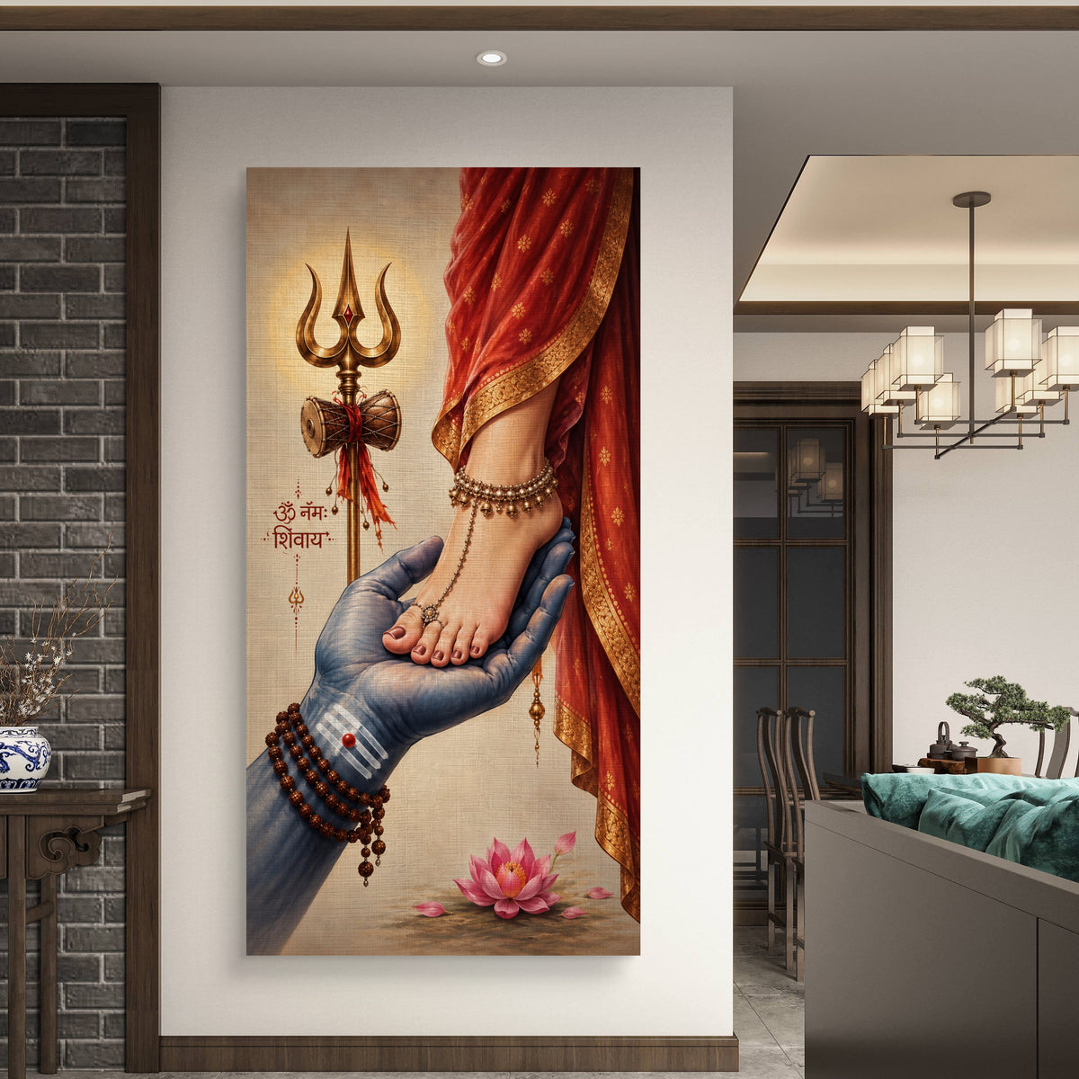 Lord Shiva Premium Canvas Painting - Buy Online | Decor By Neon