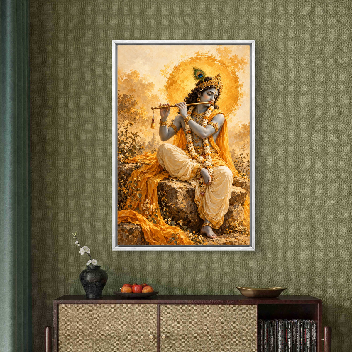 Lord Krishna Premium Canvas Painting - Buy Online | Decor By Neon