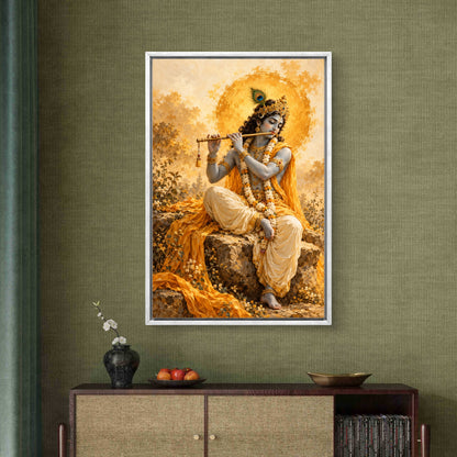 Lord Krishna Premium Canvas Painting