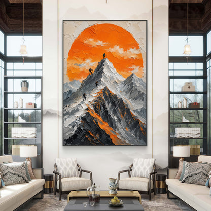 Modern Interiors Portrait Premium Canvas Painting