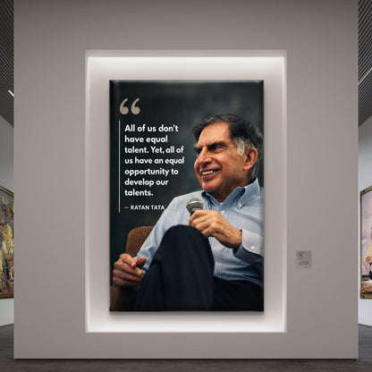 Ratan Tata Premium Canvas Painting