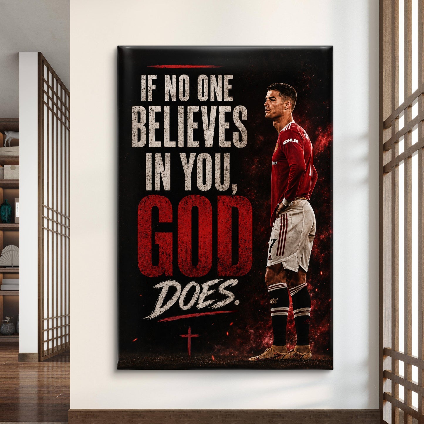 Cristiano Ronaldo Premium Canvas Painting - Buy Online | Decor By Neon