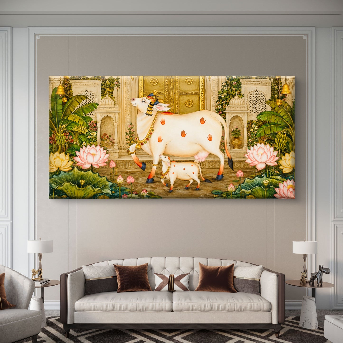 Traditional Pichwai Shrinathji Premium Canvas Painting - Buy Online | Decor By Neon