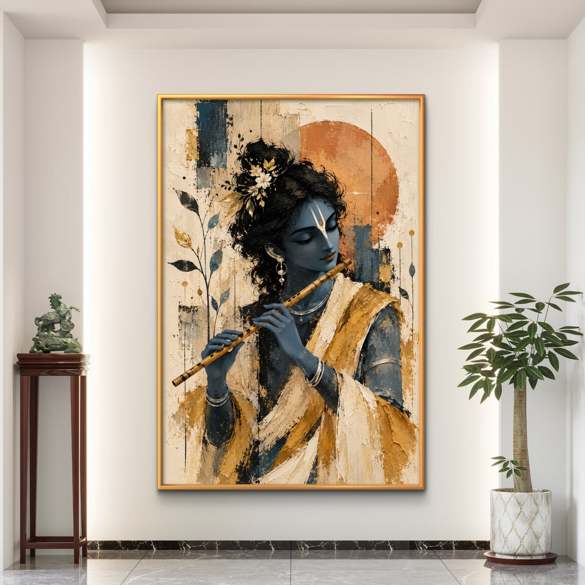 Lord Krishna Premium Canvas Painting - Buy Online | Decor By Neon