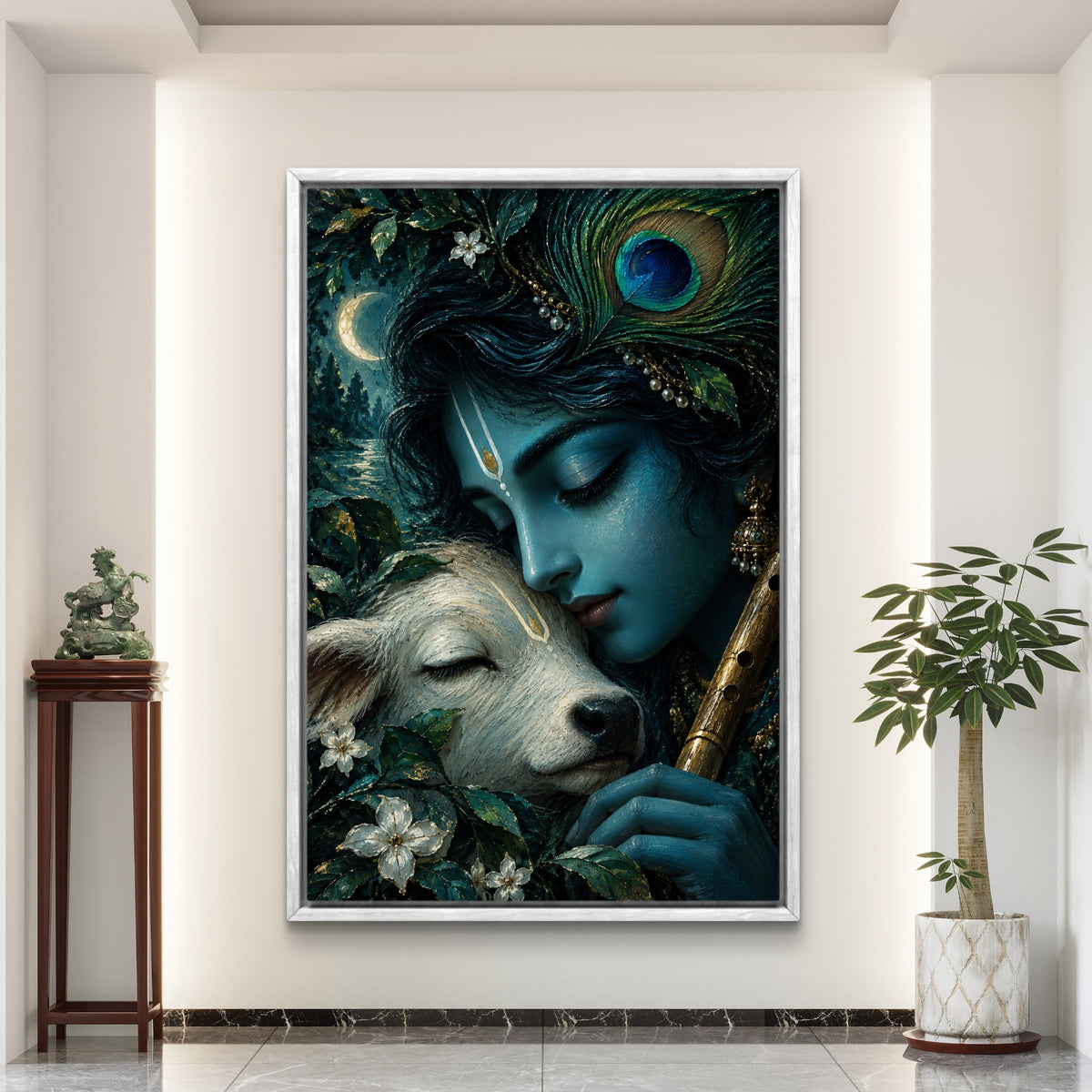 Radha Krishna Premium Canvas Painting - Buy Online | Decor By Neon