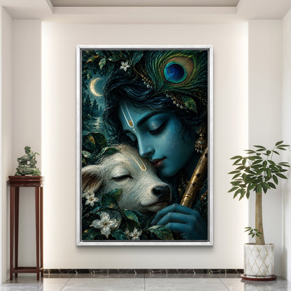 Radha Krishna Premium Canvas Painting
