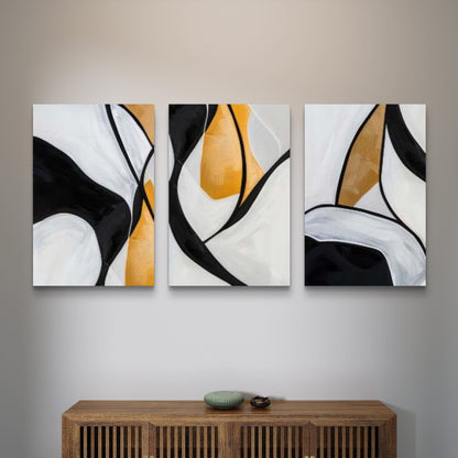 Set of 3 Abstract Art Premium Canvas Painting