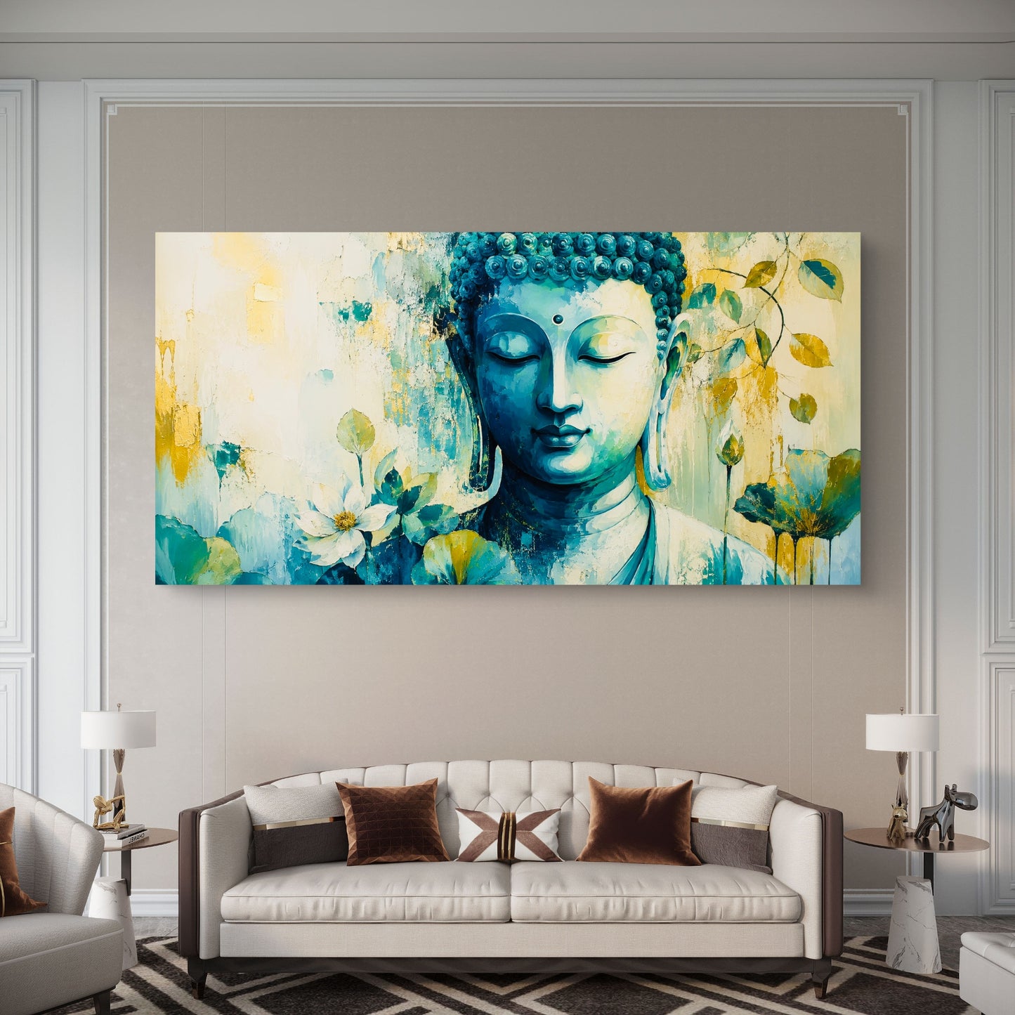 Lord Buddha Premium Canvas Painting - Buy Online | Decor By Neon