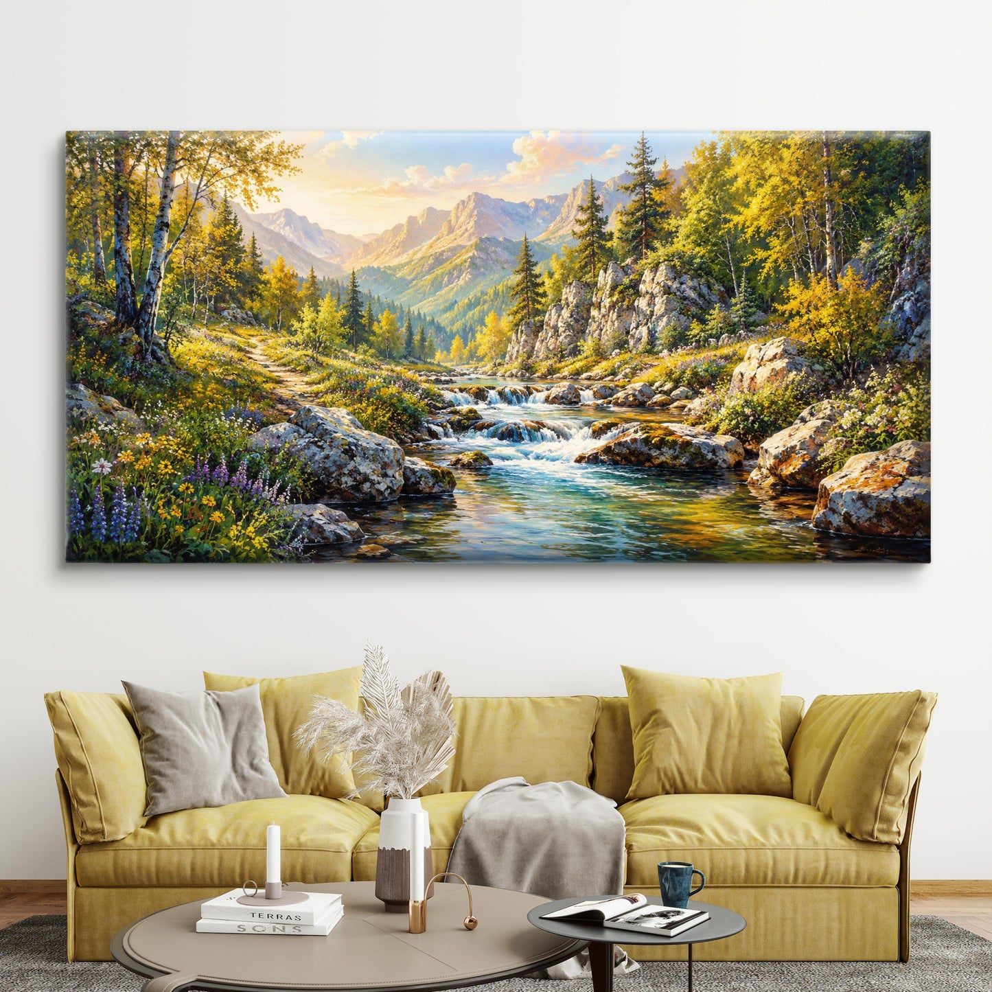 Nature Premium Canvas Painting - Buy Online | Decor By Neon