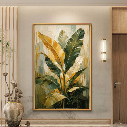 Botanical Luxury Premium Canvas Painting - Premium Wall Art | Decor By Neon