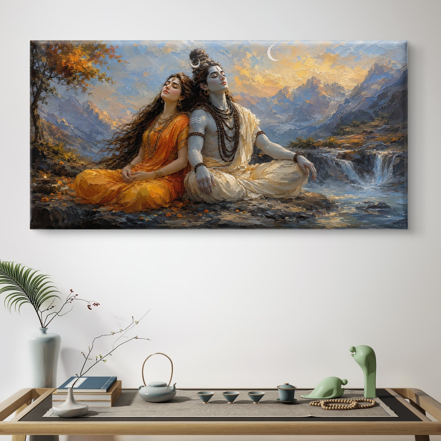 Lord Shiva Premium Canvas Painting - Buy Online | Decor By Neon